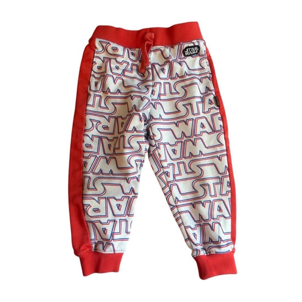 Bonds Star Wars Kids White and Red Joggers